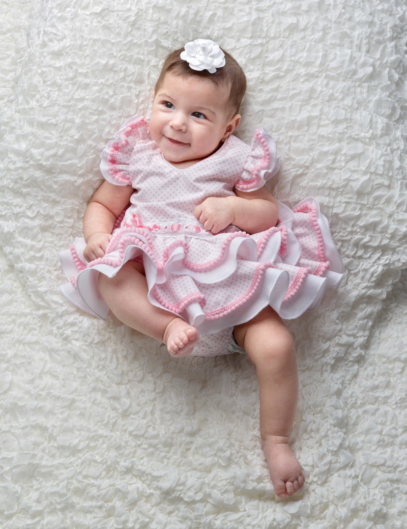 El encanto del traje bebé flamenca