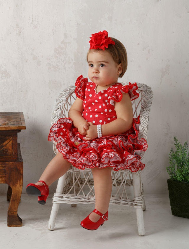 Los secretos detrás del diseño del traje bebé flamenca